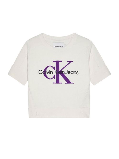 CALVIN KLEIN Girl's Yarn T-shirt CALVIN KLEIN | IG0IG01844YBI